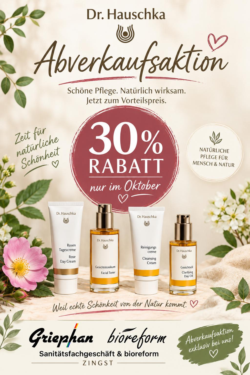 Dr. Hauschka Abverkaufsaktion 20% Rabatt